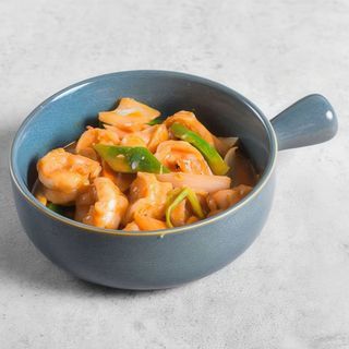 Gambas Al Curry Rojo