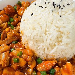 Arroz Blanco Con Pollo