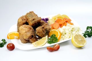 Pohovani oslić na komadiće porcija