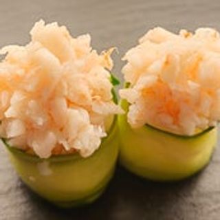 Gunkan zucchina ebi - 2 pezzi