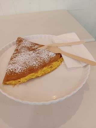 Crepes con crema pasticcera