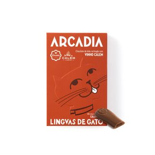 Línguas de Gato Recheadas com Vinho Cálem