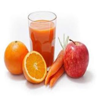 Zumo De Naranja Con Manzana Y Zanahoria