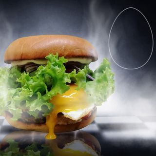 Burger Bycze Jajo