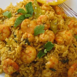 Gambas Biryani