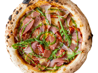 Піца з пармською шинкою 30см (530г)