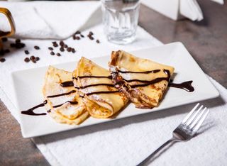 Clătite cu ciocolată