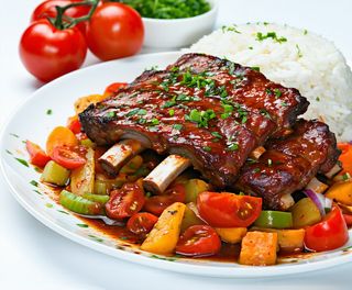 Coaste de porc caramelizate