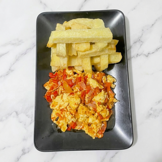 Fried Yam/Wings/Egg Sauce Combo