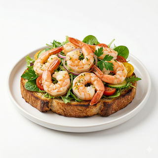 TOAST CON GAMBAS/PRAWNS
