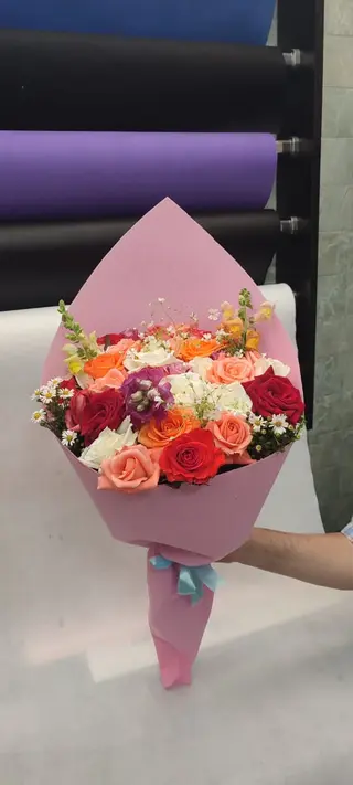 bouquet fleurs melanger 