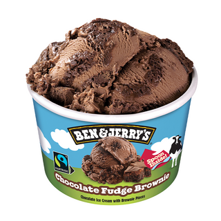 Helado de Chocolate con Brownie Pequeño
