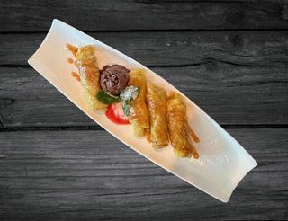 Млин з яблуком і карамеллю