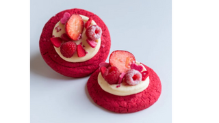 Walentynkowy crumble cookie