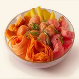 Poke Salmón & Tropical.