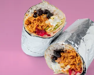 Burrito cochinita taquería