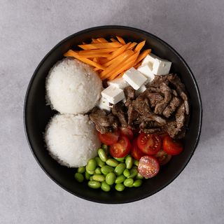 Healthy beef bowl