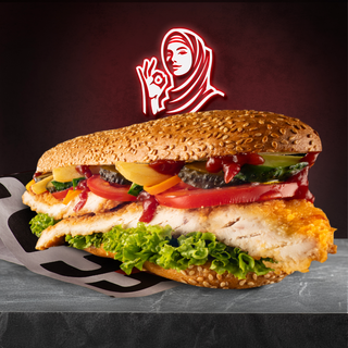 Snițel crocant la bagheta