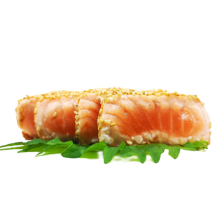 143- Sake tataki sesamo - 8 pezzi