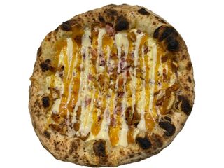 Mango habanero chicken pizza