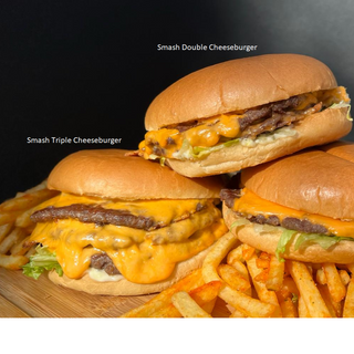 SMASH SPICY JALAPEÑO Triple Cheeseburger   