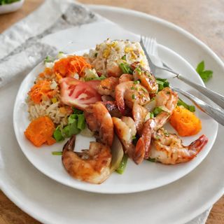 34.Gambas Fritas com Sal e Pimentas（椒盐虾）