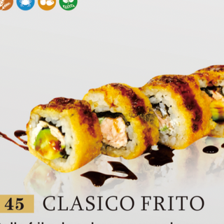 45.Uramaki Classico frito (8 Pzs.)