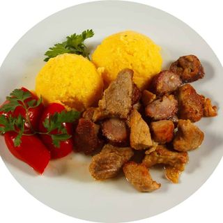 Pomana porcului cu mamaliguta 450g