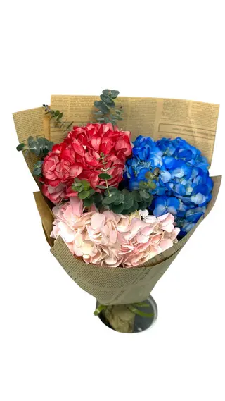 Buchet 3 hortensii