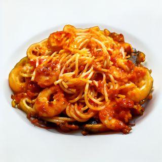 Pâtes Aux Chevrettes + 2 Doights de Fatma