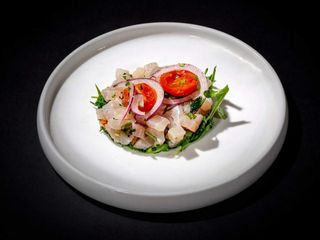 Tartare di pesce spada affumicato