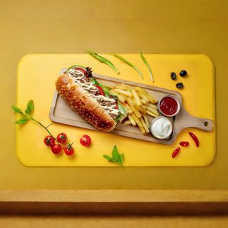 Sandwich Viande Hachée et fromage