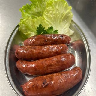 Salsichas grelhadas no carvão - 4 unidades