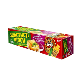 Золотисті Чіпси Холодець З Хроном 50г