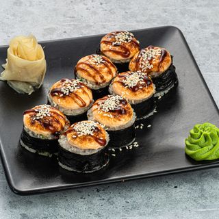 Запеченный ролл с крабом 8шт