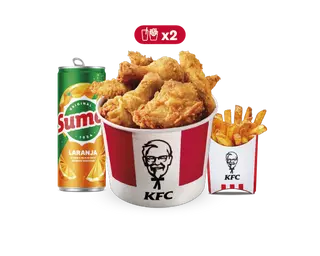 Bucket 6 Pedaços Para 2
