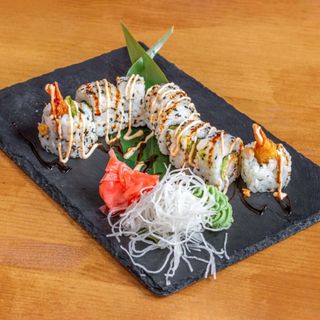 ROLLS TEMPURA GAMBA  8 PCS
