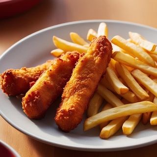 Flamenquín Con Patatas