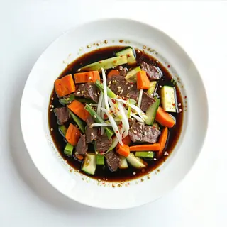 44. Manzo con verdure miste