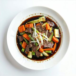 44. Manzo con verdure miste