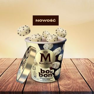 Magnum Bon Bon White Chocolate & Cookies 204ml