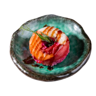 Sashimi De Donut De Arroz Pitaya