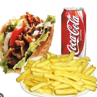Menú Kebab Con Patatas