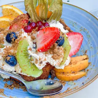 Banana bread toast