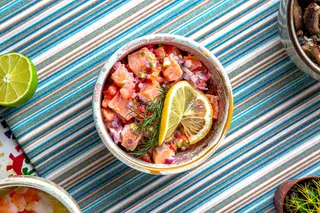 Ceviche de somon