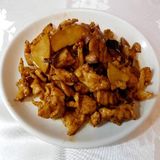 37. Cerdo Con Bambú Y Setas