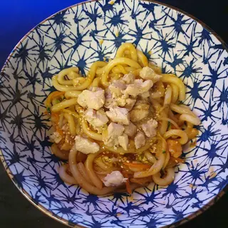 Udon pollo e verdure