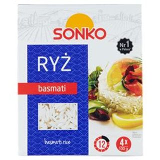 Ryż biały basmati (4szt.) Sonko. 0.4кг