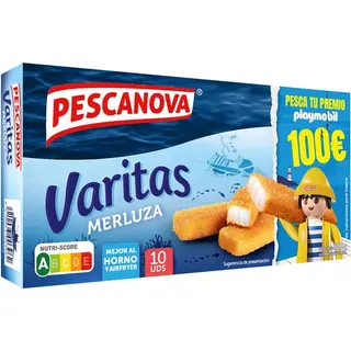 Pescanova Merluza Varitas Caja 300 Grs