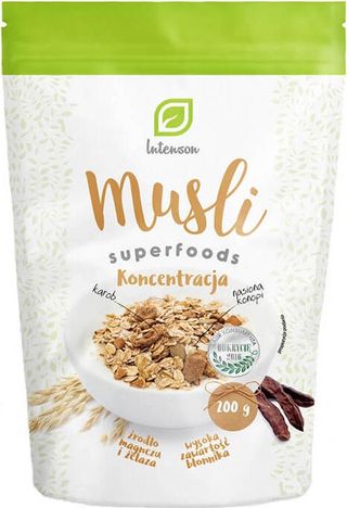 Musli owsiane + koncentracja 200g Intenson